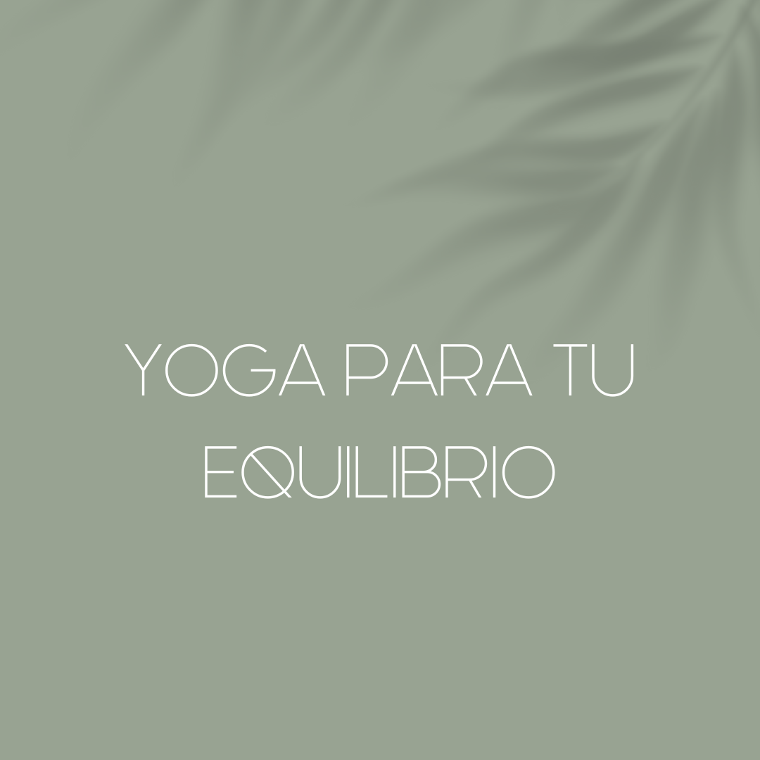 Equilibrios: equilibra tu energía