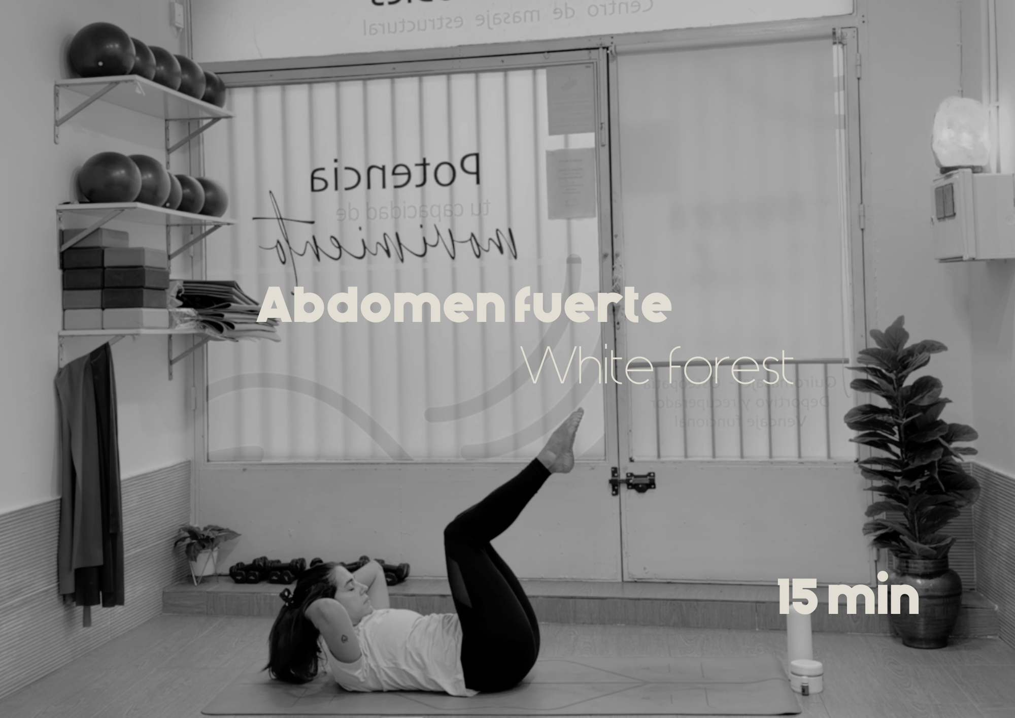 Abdomen fuerte – White Forest